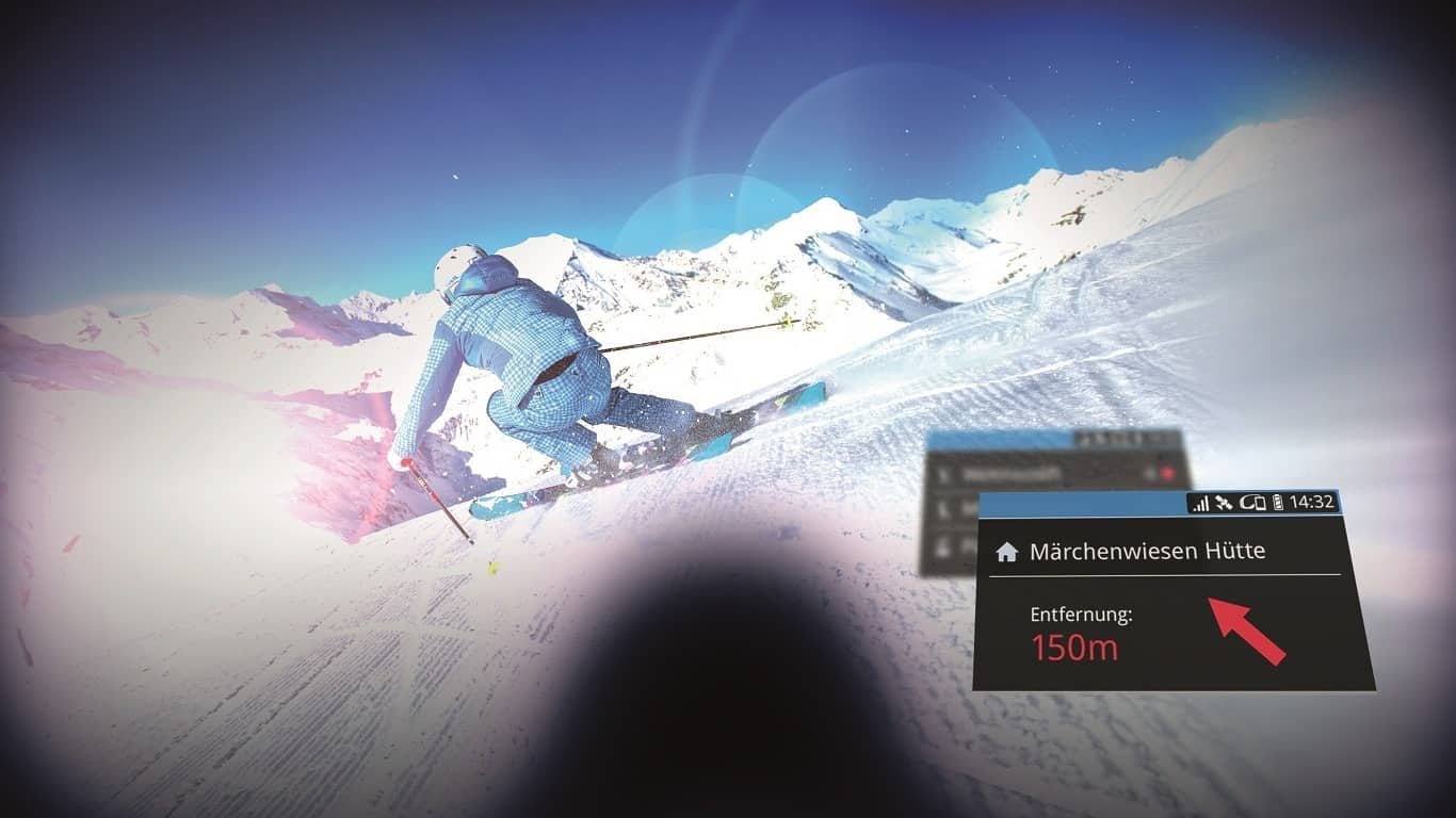 Datové brýle Ski Amadé nabízejí chytrou navigaci