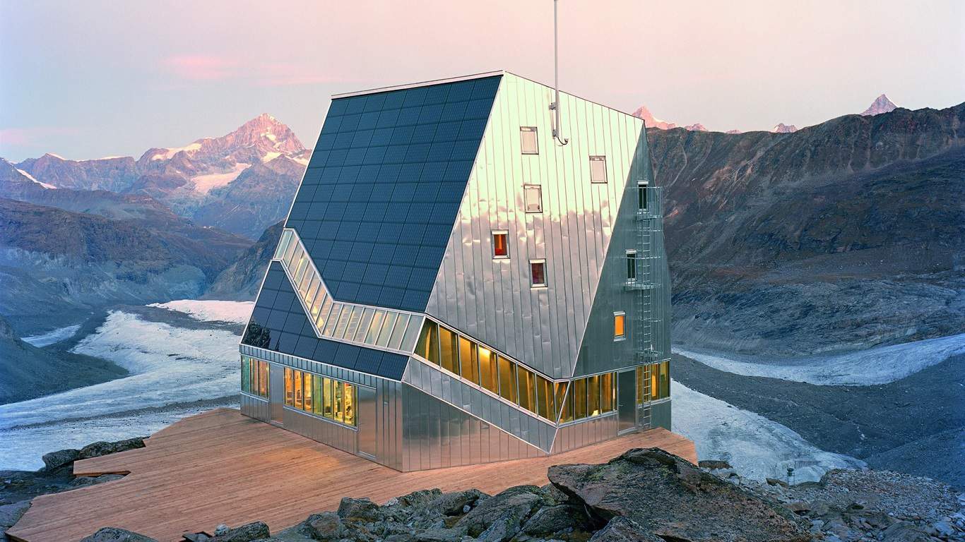 Horský křišťál. Monte Rosa láká i kvalitní architekturou