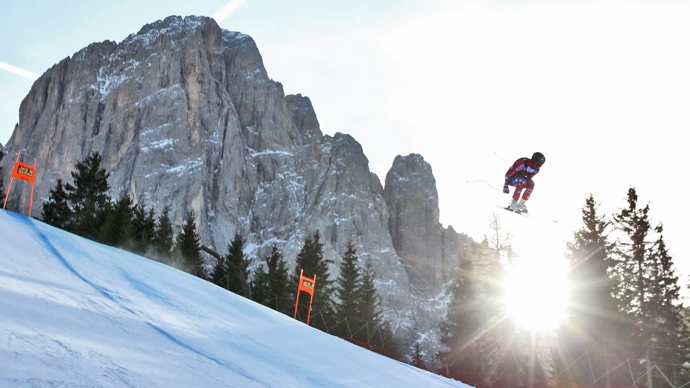 Sjezdovky Jižního Tyrolska, na nichž lyžují profíci