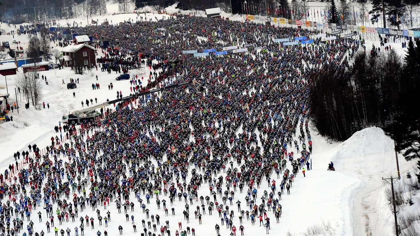 Švédský Vasaloppet je svátkem běžeckého lyžování