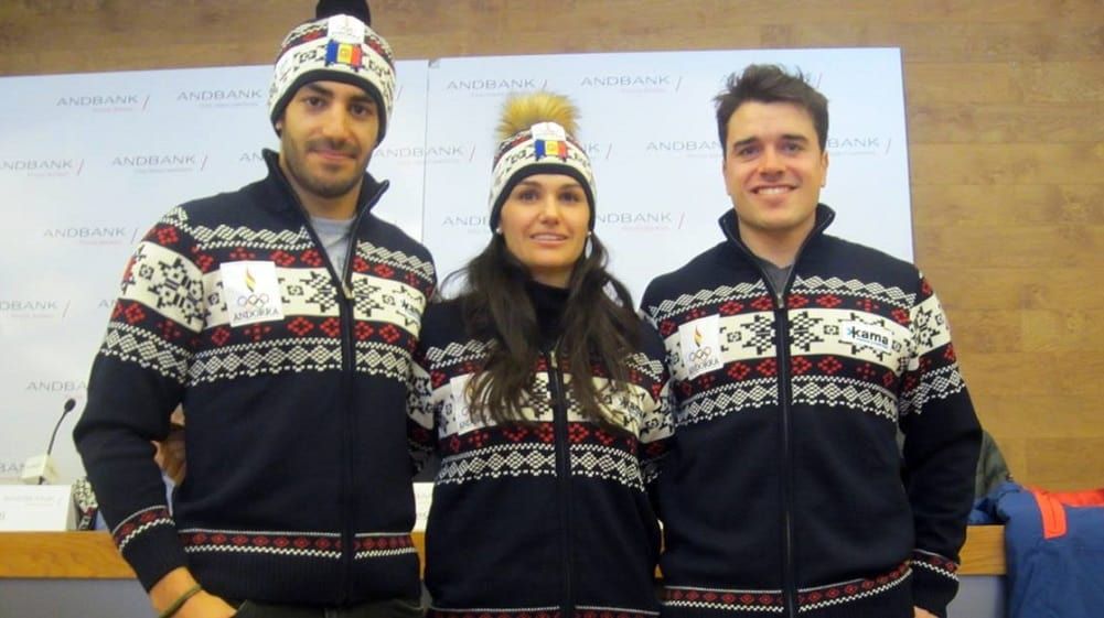 Andorrští olympionici se představili v českém oblečení