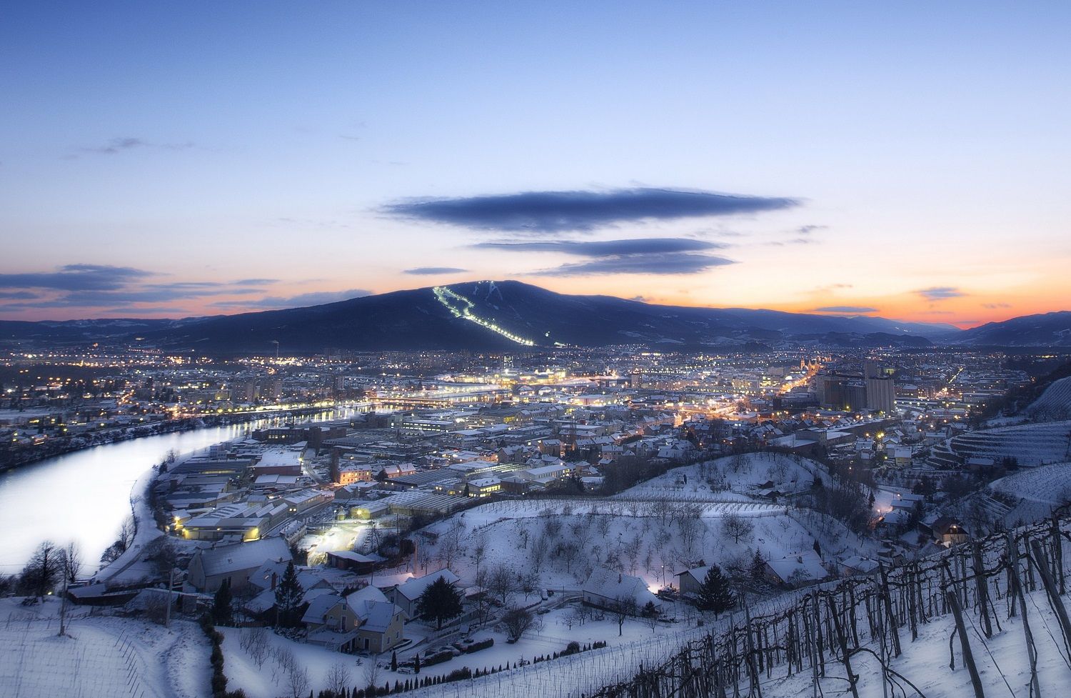 Z lyžařského střediska Mariborsko Pohorje až do vinných sklípků