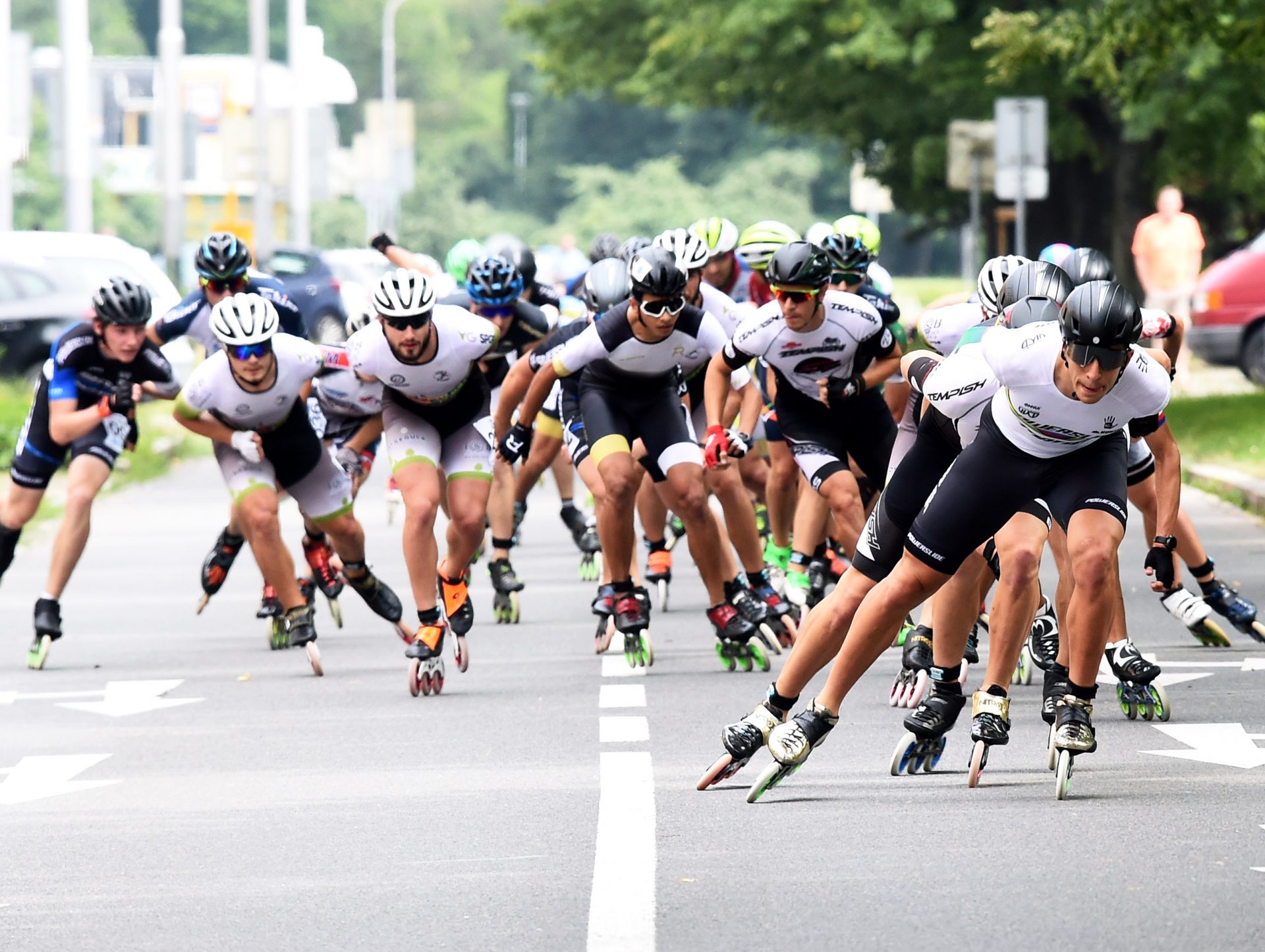 Inline maraton v Ostravě vyhráli Katarina Rumpusová a Felix Rijhnen