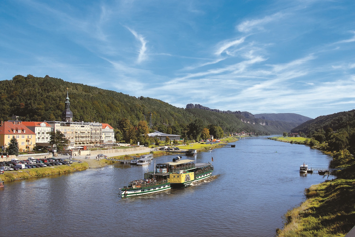 Na kole Českosaským Švýcarskem. Nenáročný výlet do lázní Bad Schandau